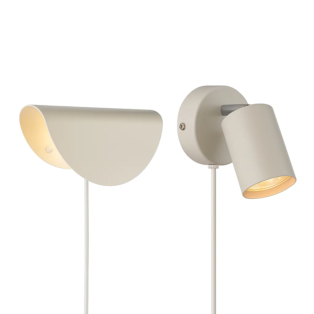 Appliques murales beige