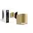 D'Lite Applique Murale Vossem Dorée | IP54 - Convient pour 1x GU10