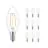 Lot 10x Philips Corepro LED Bougie E14 Filament Claire 2W 250lm – 827 – Blanc Très Chaud | Équivalent 25W